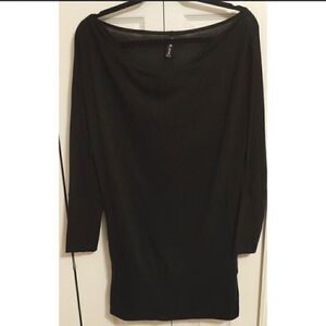 Women's Black Long Sleeve Sweater Size XL GUC